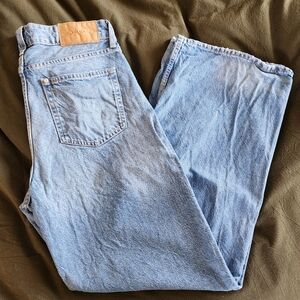 H&M baggy wide leg jeans, 4